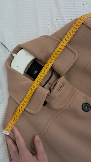 Cappotto Mango Beige Vestibilità Ottima