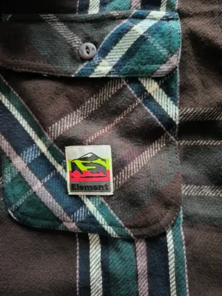 Camisa Element cuadros hombre