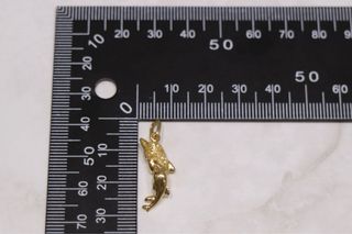 COLGANTE DELFINES, ORO 18K/1.7g