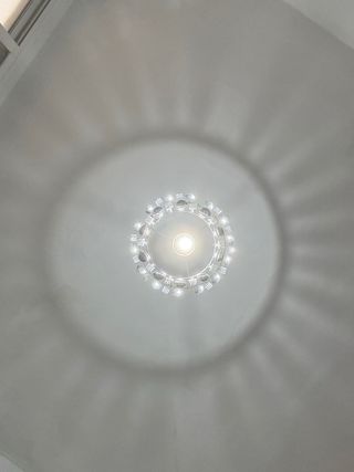 Lámpara colgante cubiertos cocina