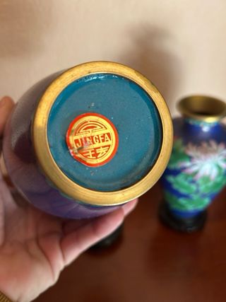 2 vasi cinesi floreali