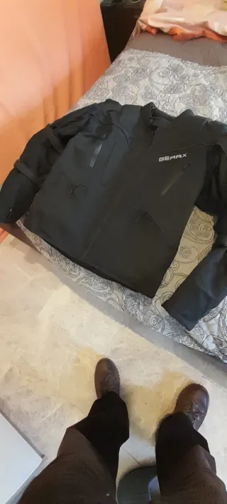 Chaqueta Moto Cordura Negra