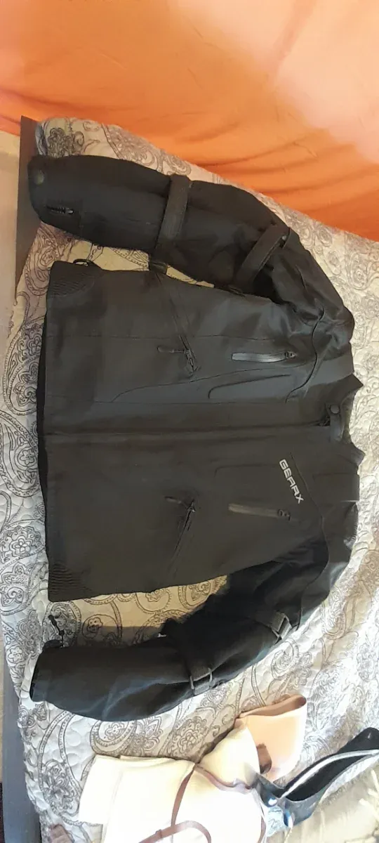 Chaqueta Moto Cordura Negra