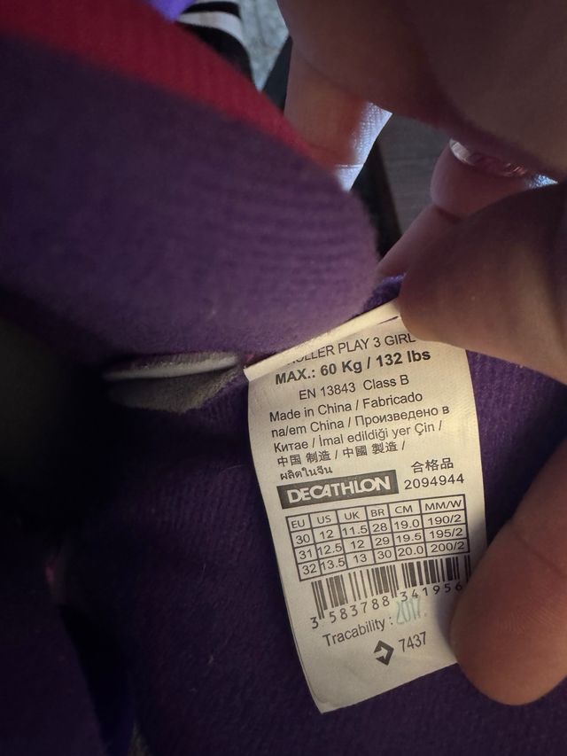 Patines Oxelo Talla Ajustable + Protecciones