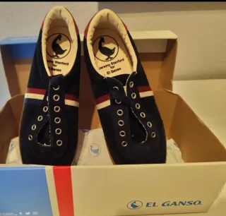 Zapatillas El Ganso Match Suede Ribbon Azul 41