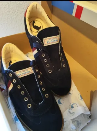 Zapatillas El Ganso Match Suede Ribbon Azul 41