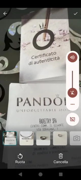 Anello Pandora Argento