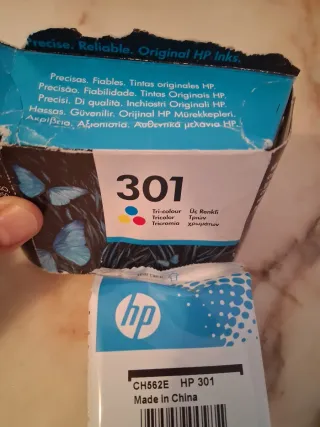Cartucho HP 301 Tricolor