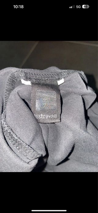 T-shirt Just Cavalli nera con stampa teschio