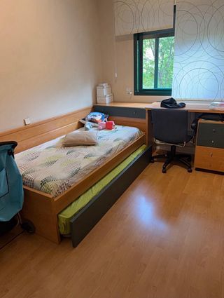 Habitación juvenil 2 camas + mesa estudio