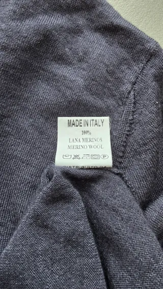 Pullover Uomo Blu/grigio