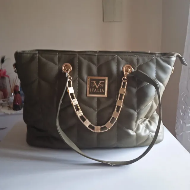 Borsa Vicolo Verde e Oro