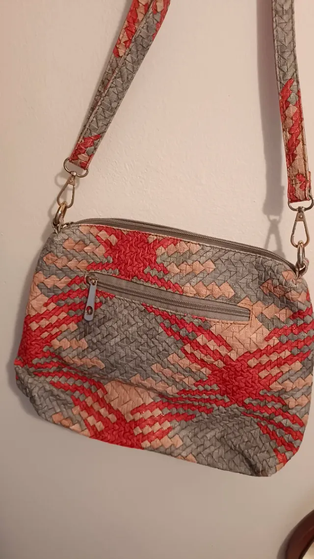 Bolso bandolera tejido