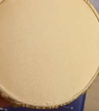 Borsetta a mano  Raso Dorato Ricamata Perline