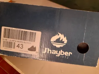 Zapatillas Jhayber Negras Velcro Talla 43