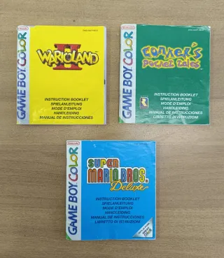 Manuali Game Boy Color Nintendo