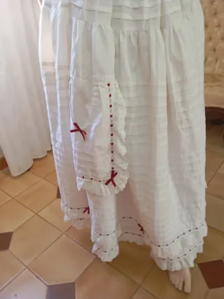 Enagua Fallera Blanca