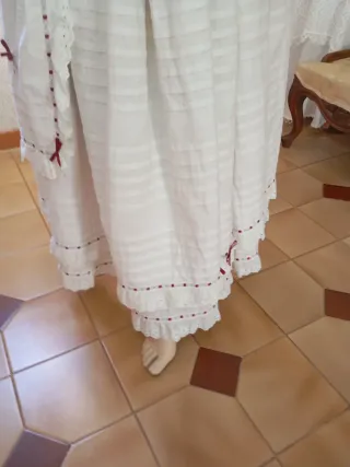 Enagua Fallera Blanca