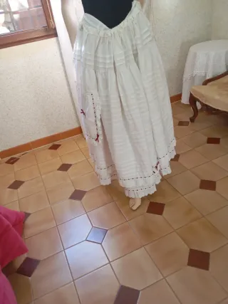 Enagua Fallera Blanca