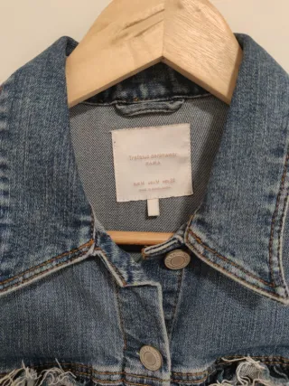 Cazadora vaquera Zara azul