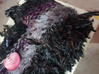 Sciarpa donna effetto peloso