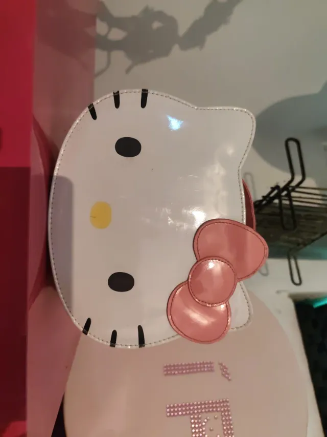 Necessaire Hello Kitty Branco e Rosa