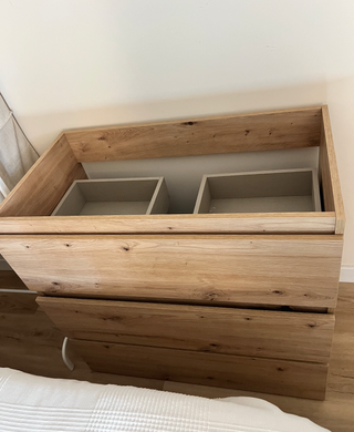 Mueble de baño 3 cajones madera