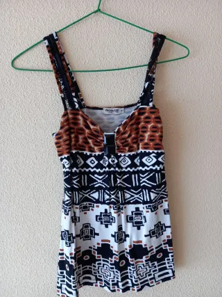 Top Fórmula Joven Estampado con Chaqueta Torera