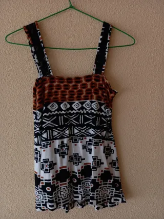 Top Fórmula Joven Estampado con Chaqueta Torera