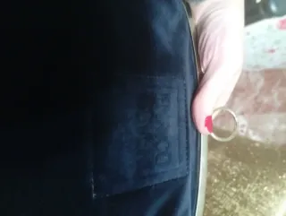 Pochette Enrico Coveri velluto nero