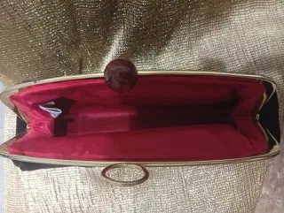 Pochette Enrico Coveri velluto nero