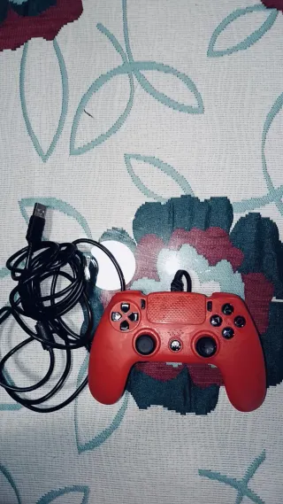 Mando de PS4 Rojo