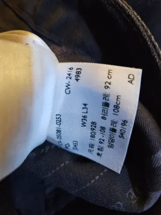 Vaqueros Levi's Made & Crafted negros