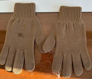 Guantes Burberry Beige/Marrón