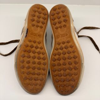 Zapatos Ecco Mujer Marrón y Blanco