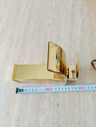 Grifo Monomando de lavabo dorado nuevo baño