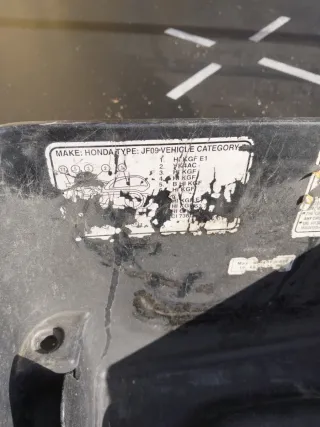 Debajo asiento scooter