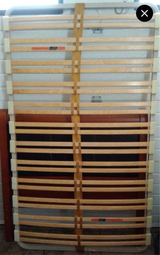 Somier 105cm sin patas