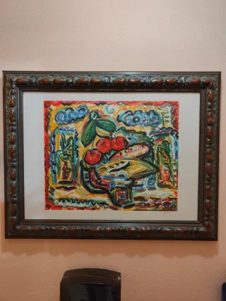 Litografía de Cerezas de Fradogo