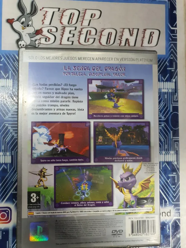 Spyro Enter the Dragonfly PS2 Platinum