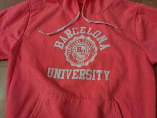 Sudadera oversize rosa