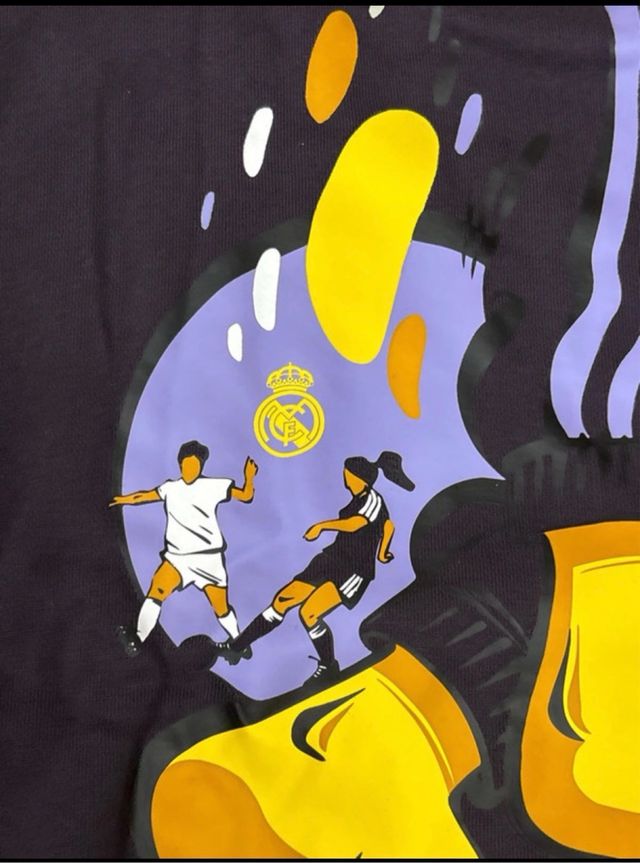 Sudadera Real Madrid Adidas Azul Multicolor