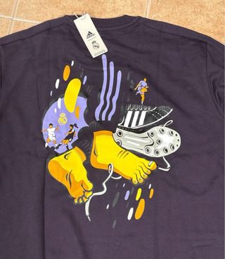 Sudadera Real Madrid Adidas Azul Multicolor