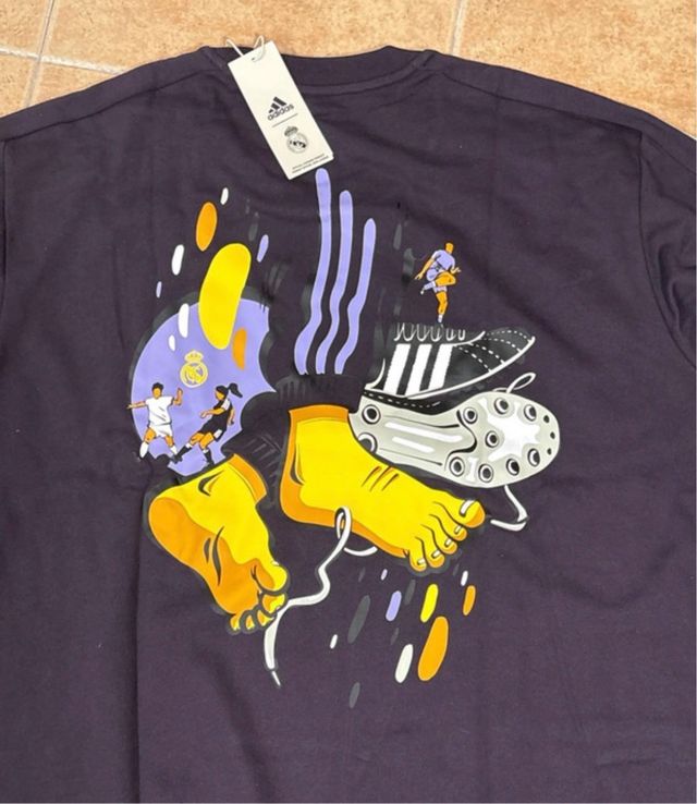 Sudadera Real Madrid Adidas Azul Multicolor