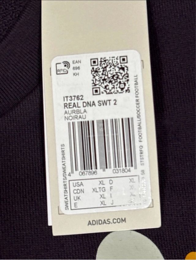 Sudadera Real Madrid Adidas Azul Multicolor