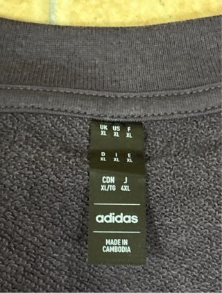 Sudadera Real Madrid Adidas Azul Multicolor