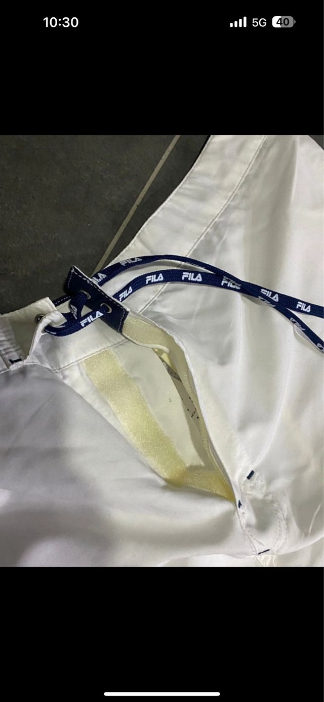 Costume Fila Bianco Nuovo Tag L