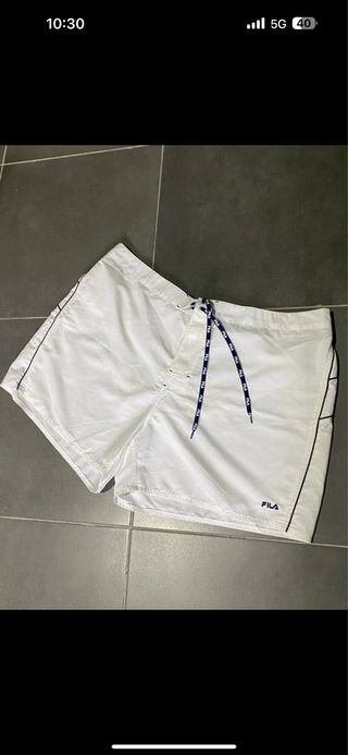 Costume Fila Bianco Nuovo Tag L