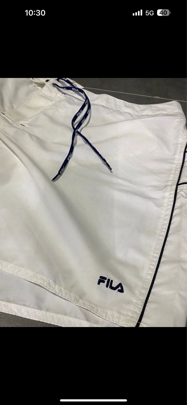 Costume Fila Bianco Nuovo Tag L