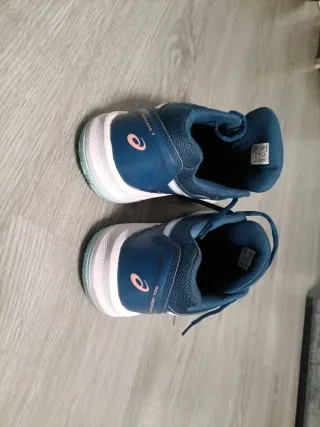 Zapatillas Asics Mujer Talla 41, 5 Azul/Verde